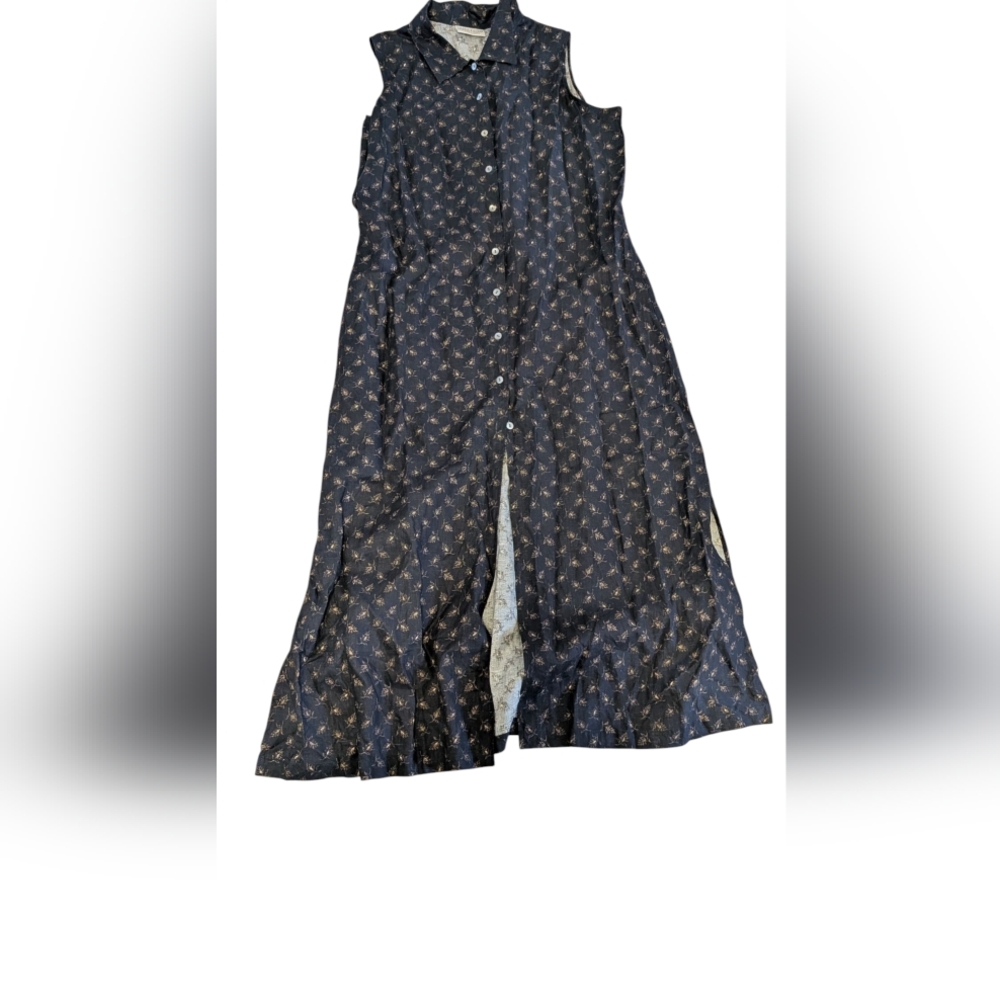Vintage Valerie Steven Pure Linen Dress